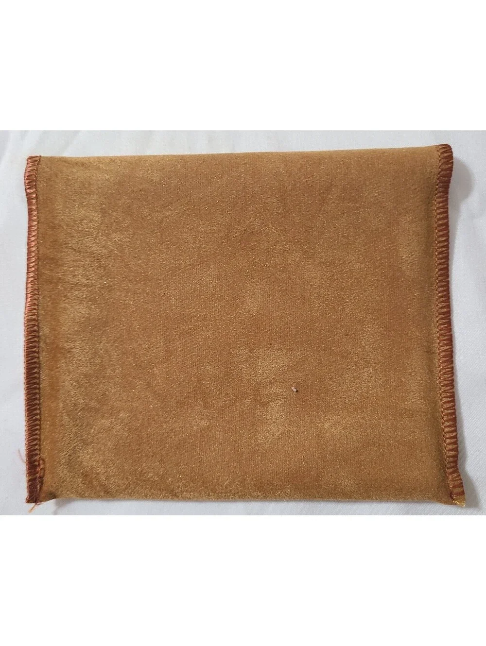 Vtg L’Aiglon Leather Bifold Wallet & Dust Cover Sz Small Dark Brown 10 CC Slots